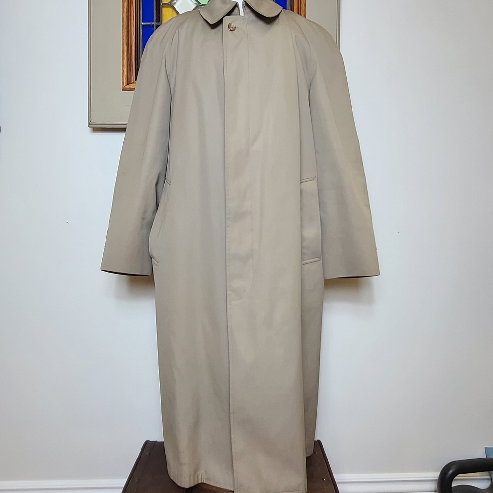 Brooks Brothers Trench Coat with Removable 100% Wool Lining